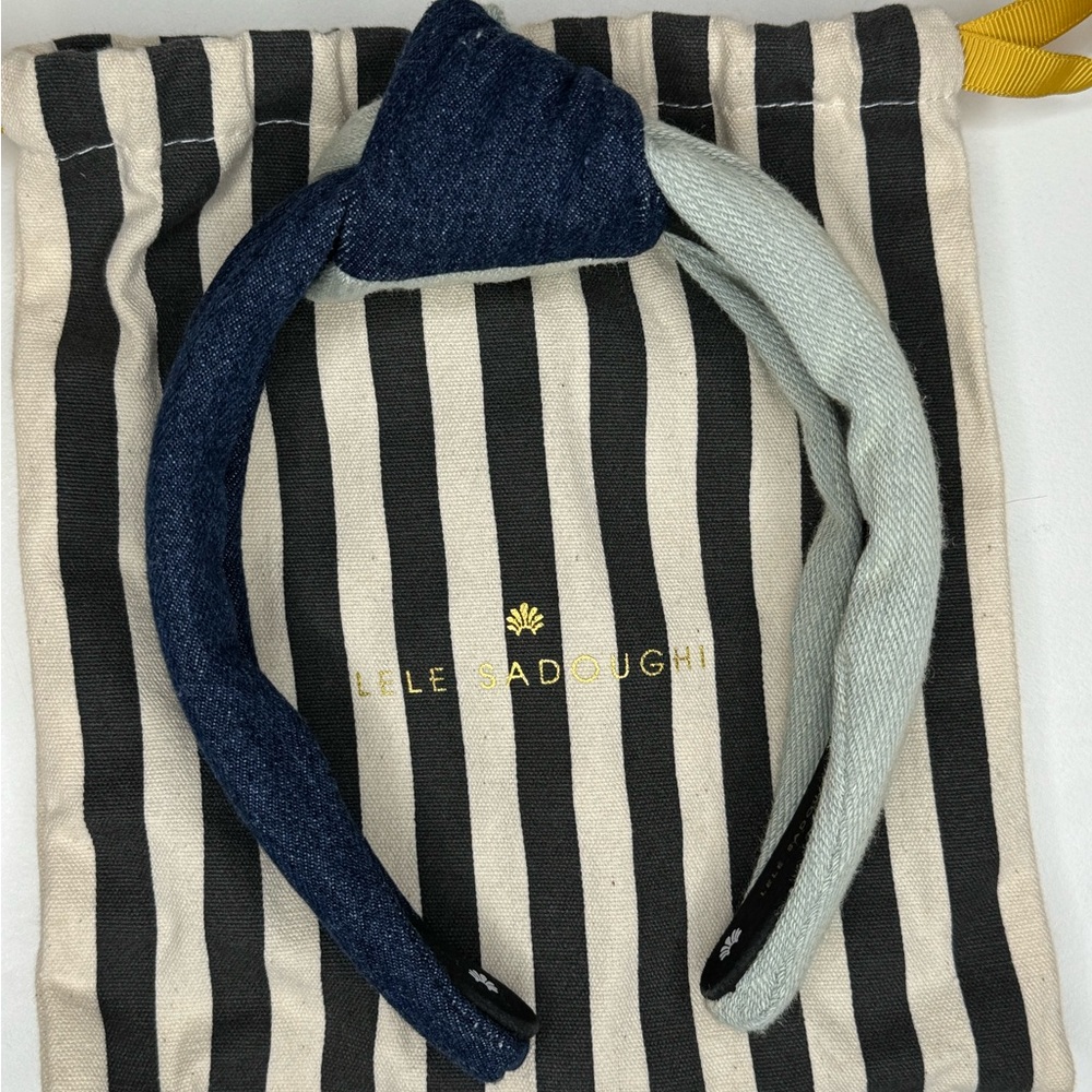 Lele Sadoughi Denim Headband